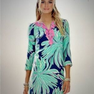Lilly Pulitzer Rylee Silk Dress in Tiger Palm 4
